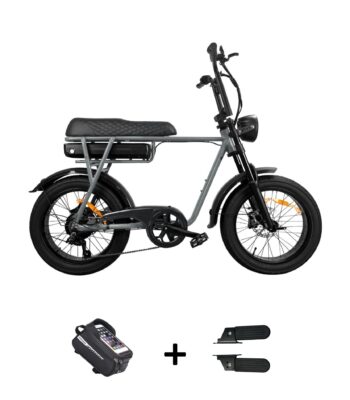 EB2 Fatbike Nardo Grey met aluminium frame, 18Ah accu en hydraulische schijfremmen