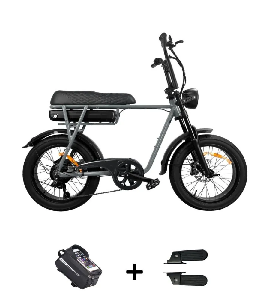 EB2 Fatbike Nardo Grey met aluminium frame, 18Ah accu en hydraulische schijfremmen