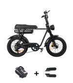 EB2 Fatbike Zwart met aluminium frame, 18Ah accu en hydraulische schijfremmen