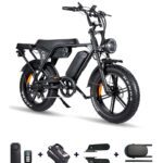 OUXI C80 (V8) Dubbele Accu + Alarmsysteem + Telefoontas + Achterzitje + Voetsteunen