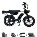 OUXI V8 Max fatbike met dubbele accu inclusief graties accesoires