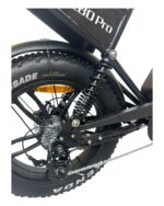 Hydraulische schijfremmen en vering van de OUXI V8 Pro e-bike