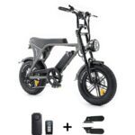 OUXI C80 Mini fatbike grijs inclusief gratis accessoires deal