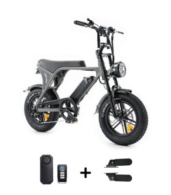 OUXI C80 Mini fatbike grijs inclusief gratis accessoires deal