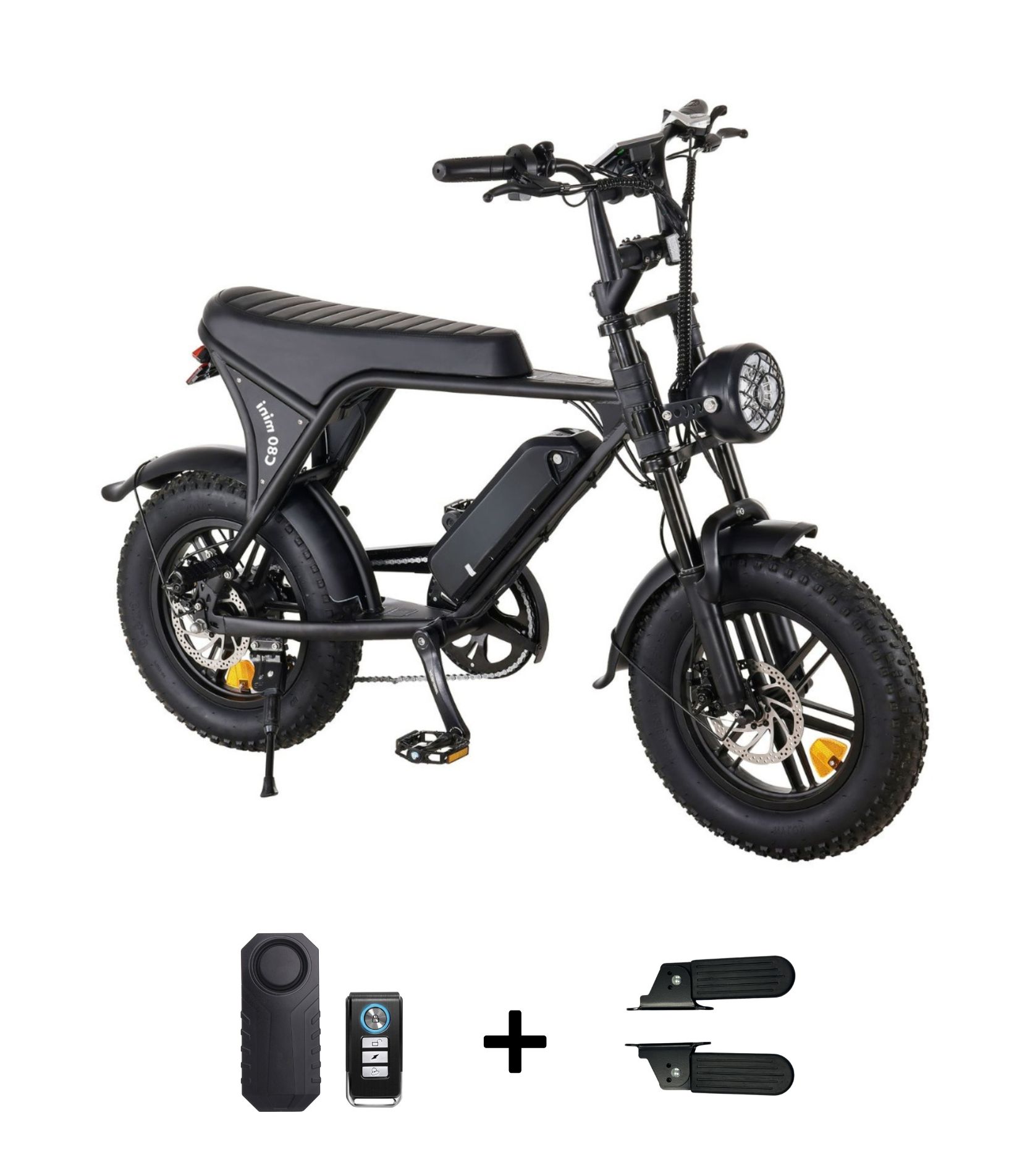 OUXI-C80-mini-zwart-deal (1) OUXI C80 Mini Fatbike - Zwart - Afbeelding 1