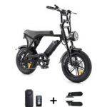 OUXI C80 Mini fatbike zwart inclusief gratis accessoires deal