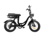 EB8 Fatbike Zwart met krachtig frame, dikke banden en sportieve afwerking