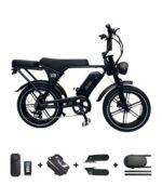 OUXI V8 Zwart met wegbanden met graties inbegrepen accesoires