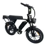 Detailfoto van het frame en design van de OUXI V8 fatbike