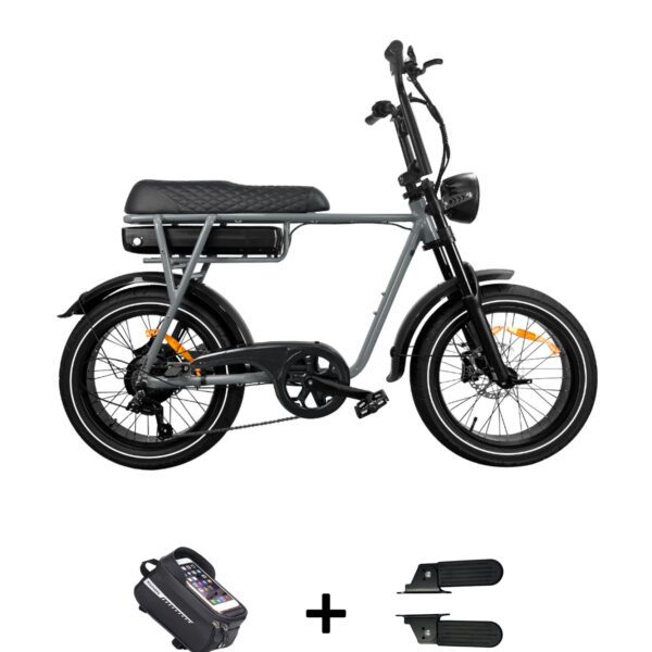 EB2 PRO Fatbike Zwart met krachtsensor, 18Ah accu, aluminium frame en hydraulische schijfremmen