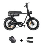 EB2 PRO Fatbike Zwart met krachtsensor, 18Ah accu, aluminium frame en hydraulische schijfremmen