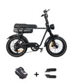 EB2 PRO Fatbike Zwart met krachtsensor, 18Ah accu, aluminium frame en hydraulische schijfremmen
