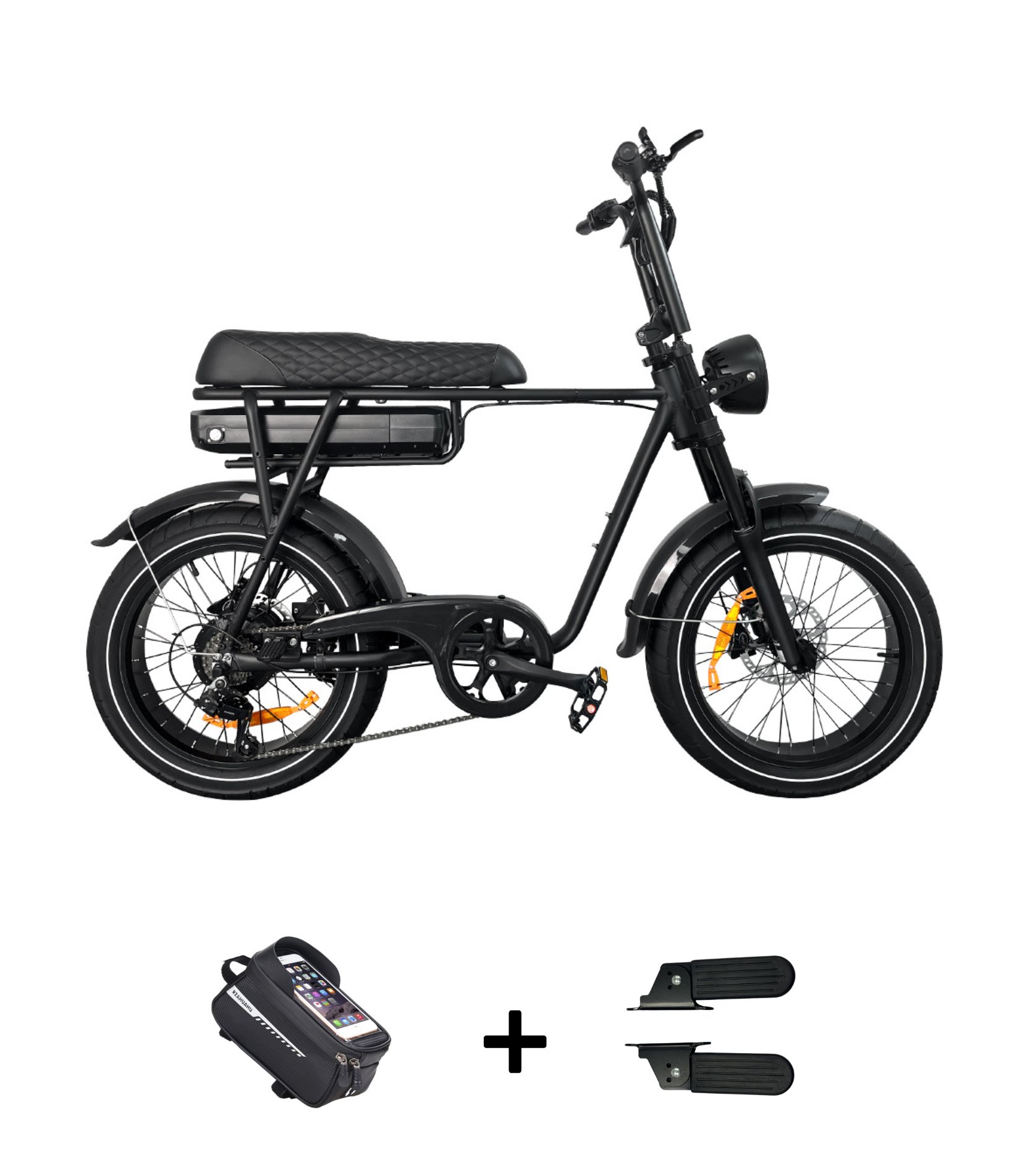 EB2-Pro-Zwart-Deal EB2 PRO Fatbike Zwart met krachtsensor, 18Ah accu, aluminium frame en hydraulische schijfremmen