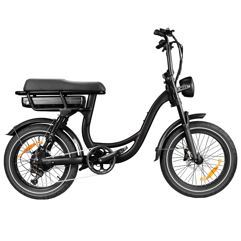 fatbike met lage instap van de zijkant