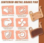 Gesinterde fatbike remblokken – geschikt voor Zoom hydraulische remmen