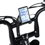 OUXI M5 display gemonteerd op fatbike stuur