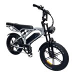 QMWHEEL V20 Pro fatbike Nardo Grey schuin vooraanzicht