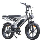 schuin voor aanzicht links van de QMWHEEL V20 Pro elektrische fatbike