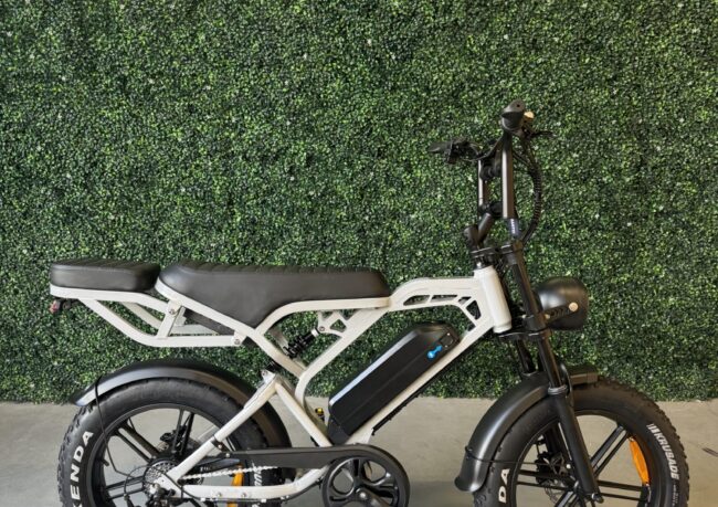 QMWHEEL V20 Pro Fatbike met achtervering en achterzitje – review door Fatbikes Brabant