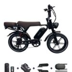 OUXI V8 Ultra bruin zadel met graties inbegrepen accesoires