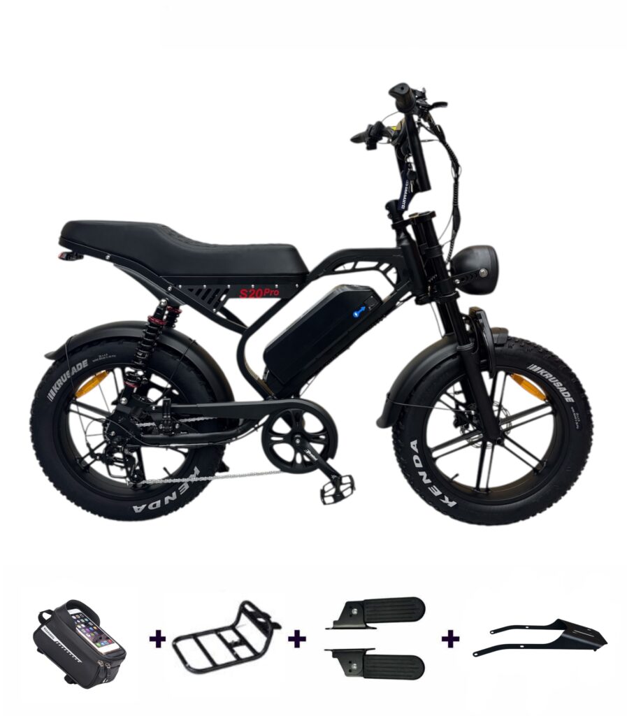 S20 PRO Fatbike met gratis inbegrepen accesoires
