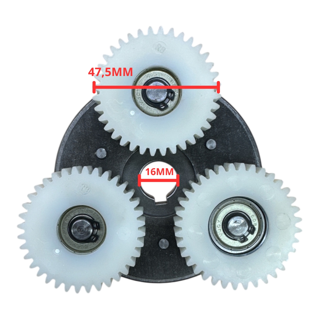 Tandwielen-Motor-Groot Fatbike tandwiel voor grote motor met afmetingen