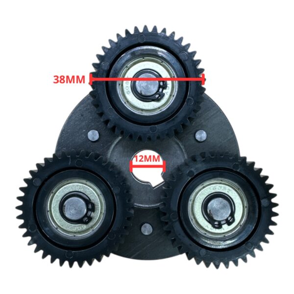 Kunststof fatbike tandwiel kleine motor