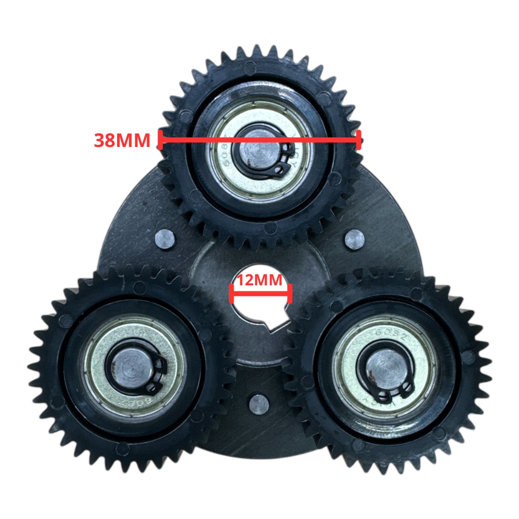 Tandwielen-Motor-Klein-12mm Kunststof fatbike tandwiel kleine motor