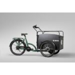 Voorkant-zijaanzicht van de Bimas eCargo 3.3 Economy bakfiets