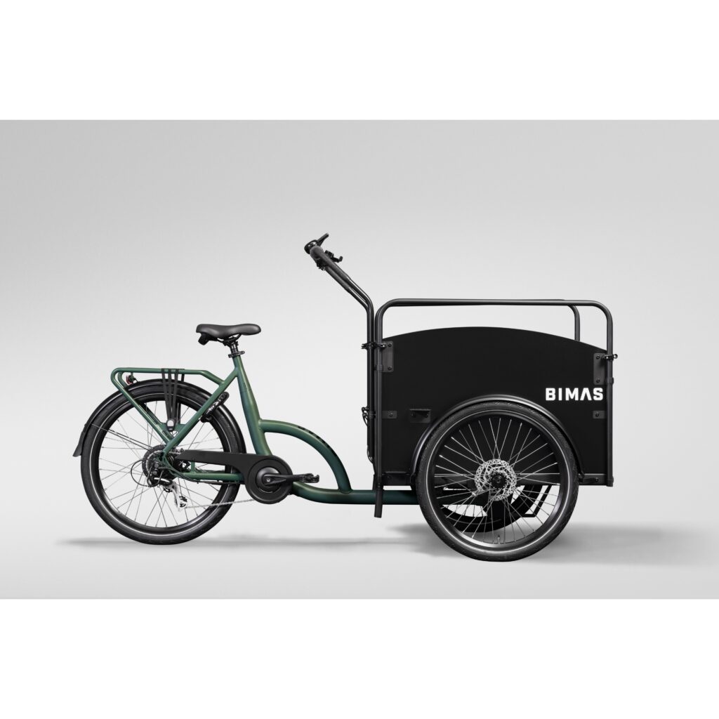 Zijaanzicht van de Bimas eCargo 3.3 Economy