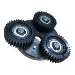 Detailfoto kunststof fatbike tandwiel