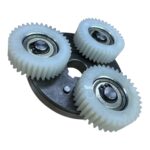 Detailfoto 38 mm fatbike tandwiel met naafopening van 16mm