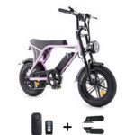 OUXI C80 Mini fatbike roze inclusief gratis accessoires deal