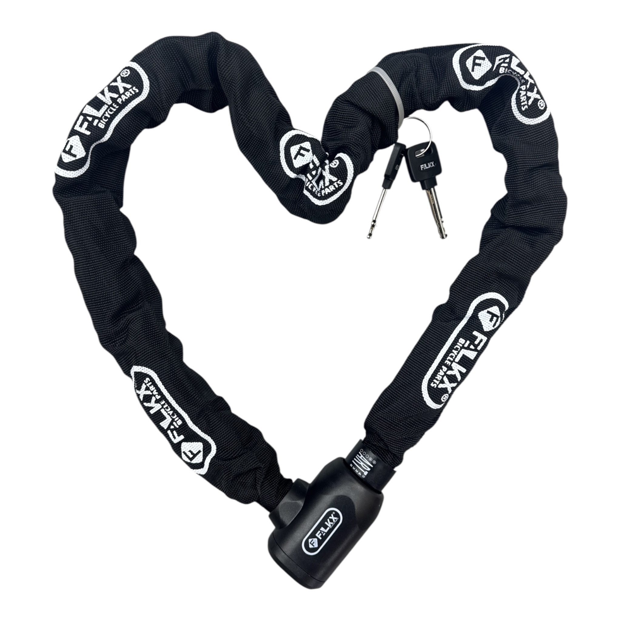 Extra lang kettingslot om fiets vast te zetten