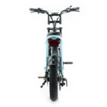 OUXI C80 Mini elektrische fatbike licht blauw achter aanzicht