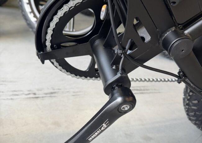 trapsensor fatbike bij trapas die trapondersteuning aanstuurt