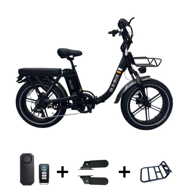 OUXI Q11 opvouwbare fatbike inclusief gratis accesoires