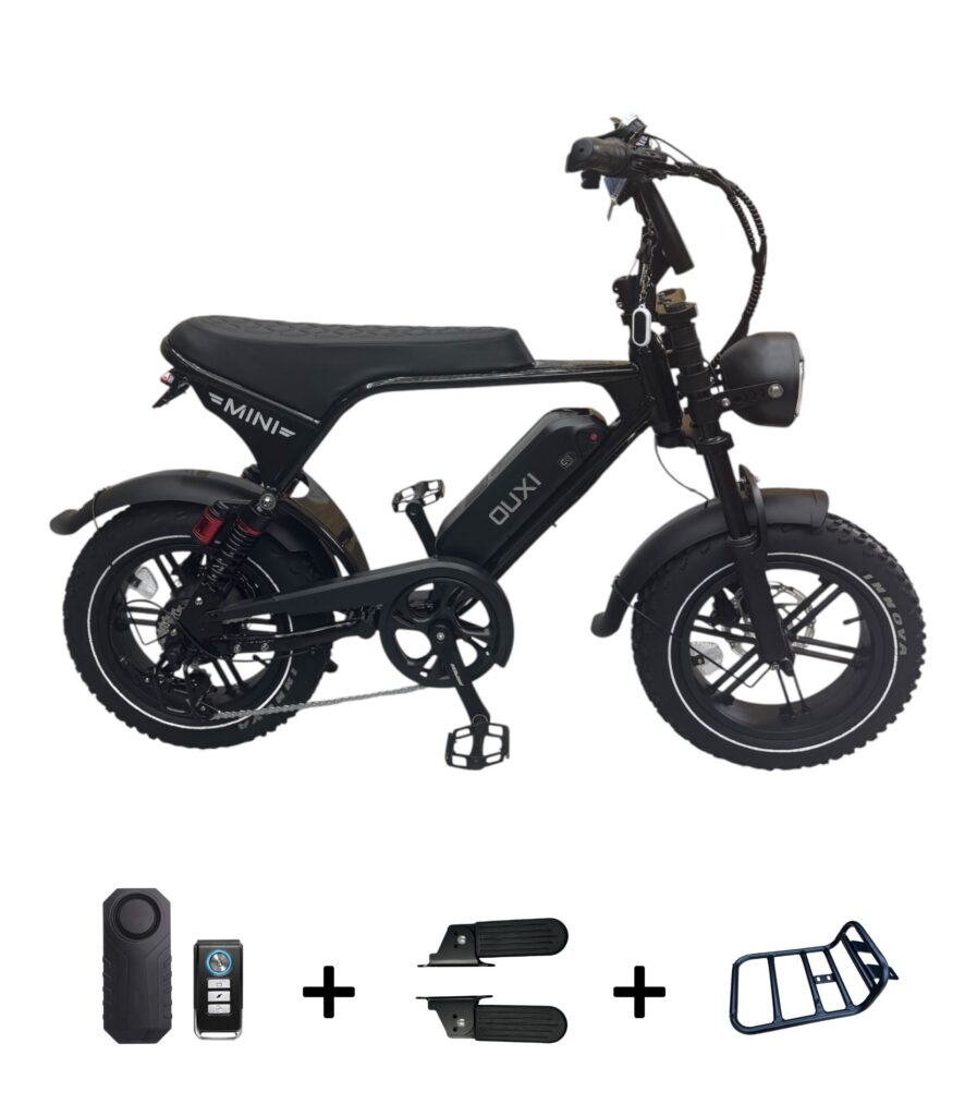 OUXI V8 Ultra Mini fatbike met gratis accesoires