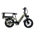 OUXI Q10 longtail fatbike van de zijkant