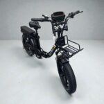 vooraanzicht van OUXI Q11 vouwbare fatbike 20 inch