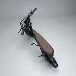 bovenkant van OUXI V8 Ultra Mini fatbike bruin zadel