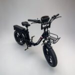 OUXI Q11 Fatbike vouwfiets grijs van voren