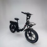 OUXI Q11 Fatbike vouwfiets grijs van de voorkant