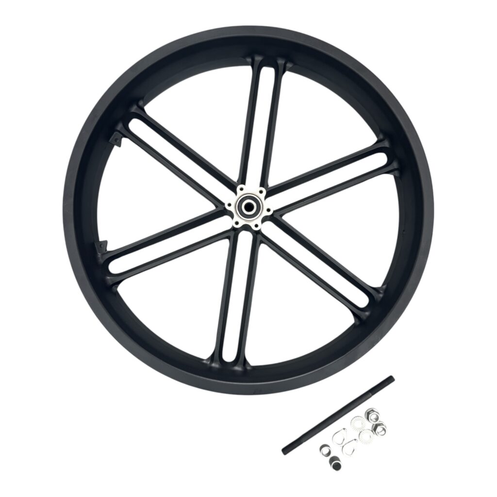 Fatbike voorvelg 20 inch zwart geschikt voor OUXI en QMWHEEL fatbikes