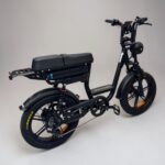 Achterzijde van de QMWHEEL V20 PRO Comfort fatbike
