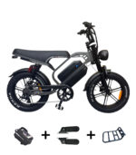 QMWHEEL V20 Limited Pro Silver Grey elektrische fatbike inclusief gratis accesoires