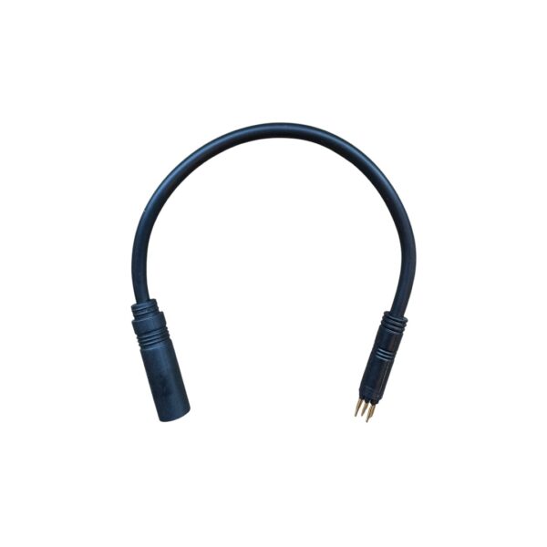 Motorkabel adapter rood naar zwart controller.