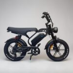 Zwarte QMWHEEL V20 Limited elektrische fatbike met 18Ah accu