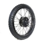 Motor + Velg van GT2000 met zwarte aansluiting